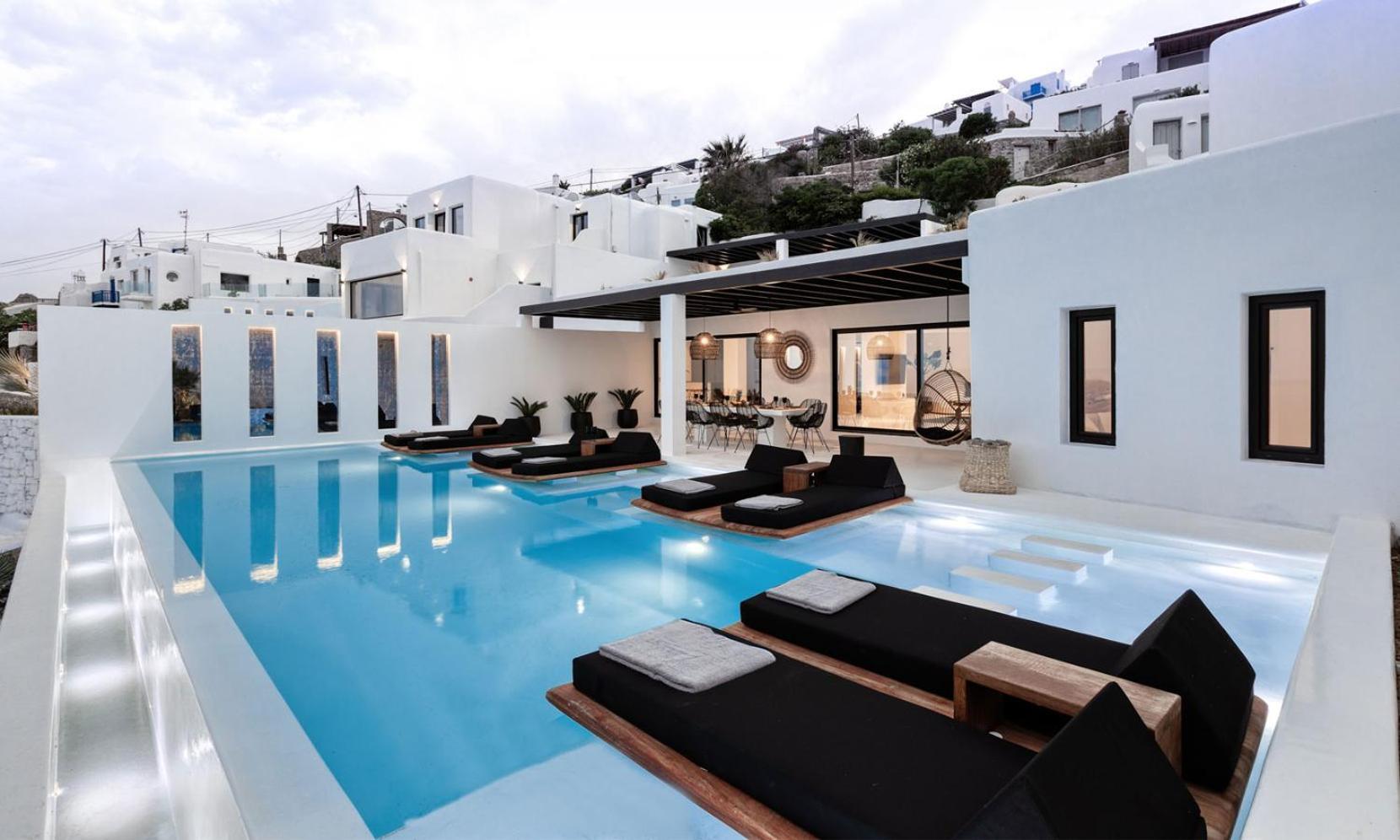 Psarou Black Villa 2 Ngoại thất bức ảnh