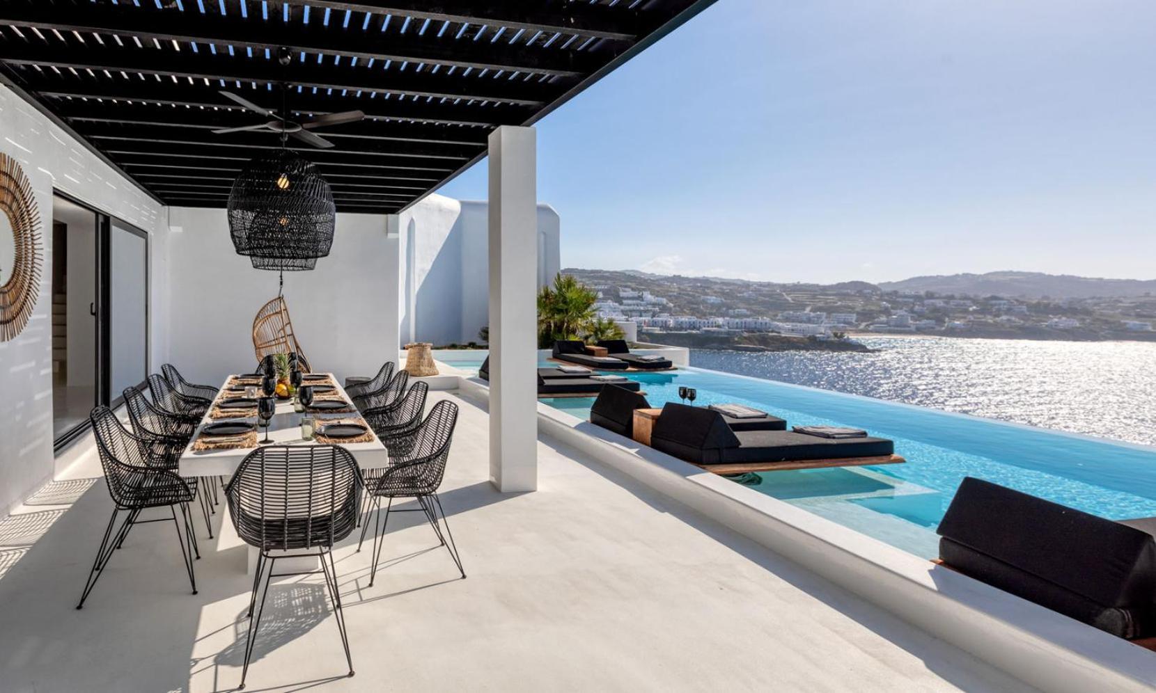 Psarou Black Villa 2 Ngoại thất bức ảnh