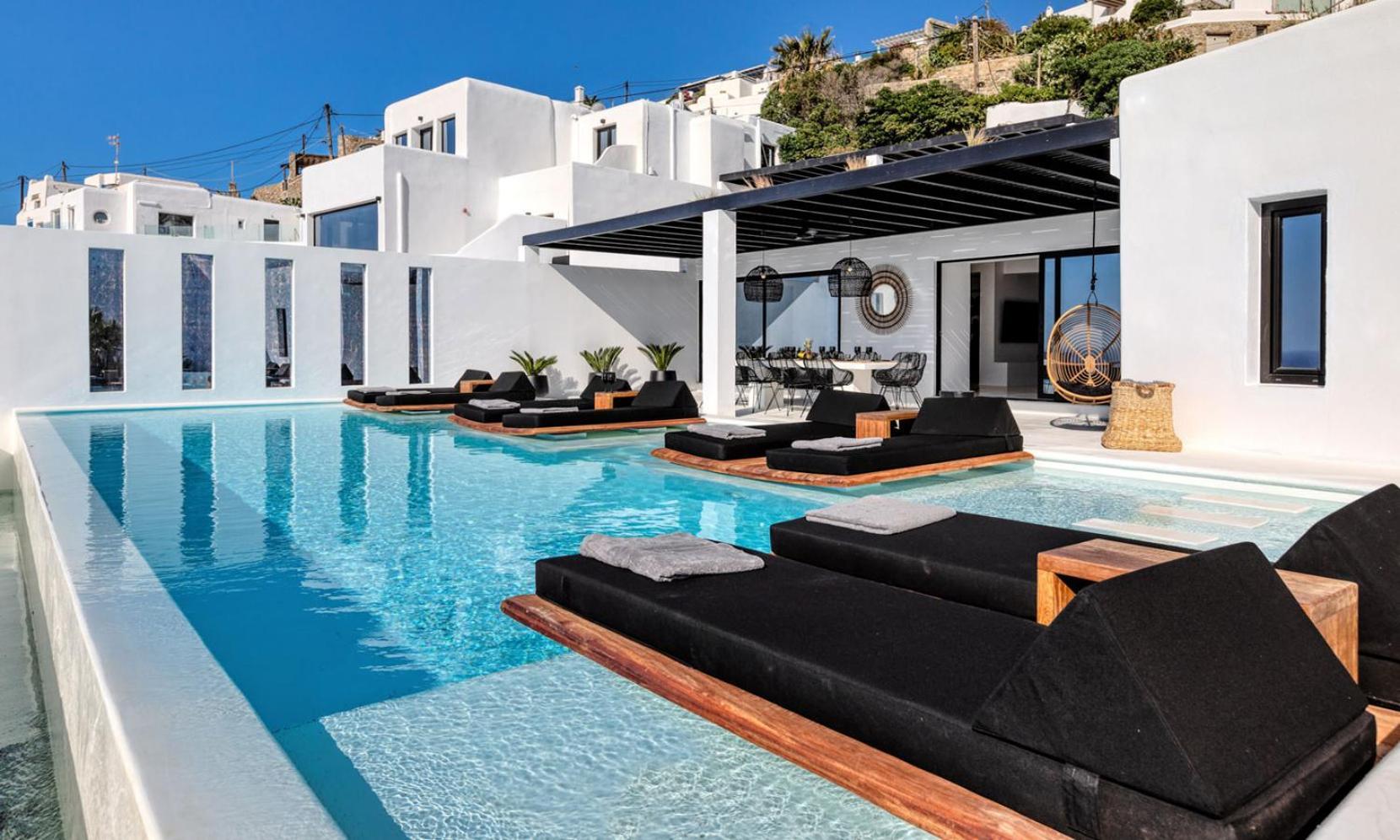 Psarou Black Villa 2 Ngoại thất bức ảnh