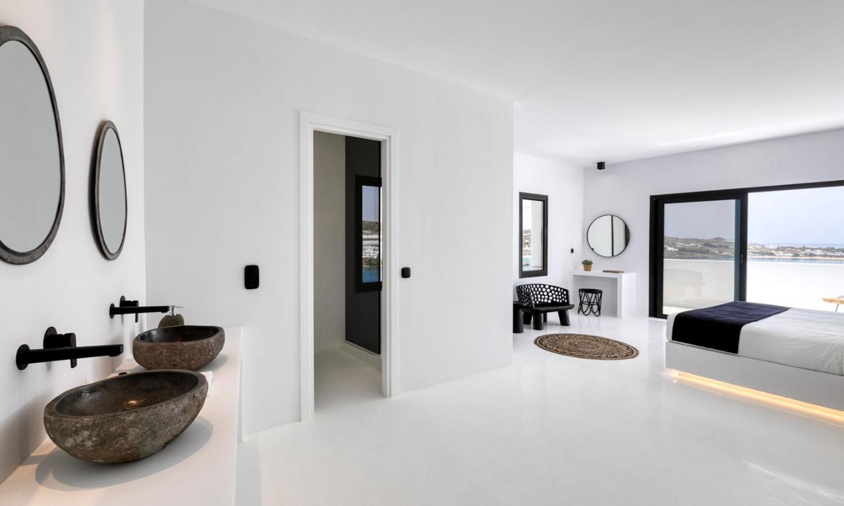Psarou Black Villa 2 Ngoại thất bức ảnh