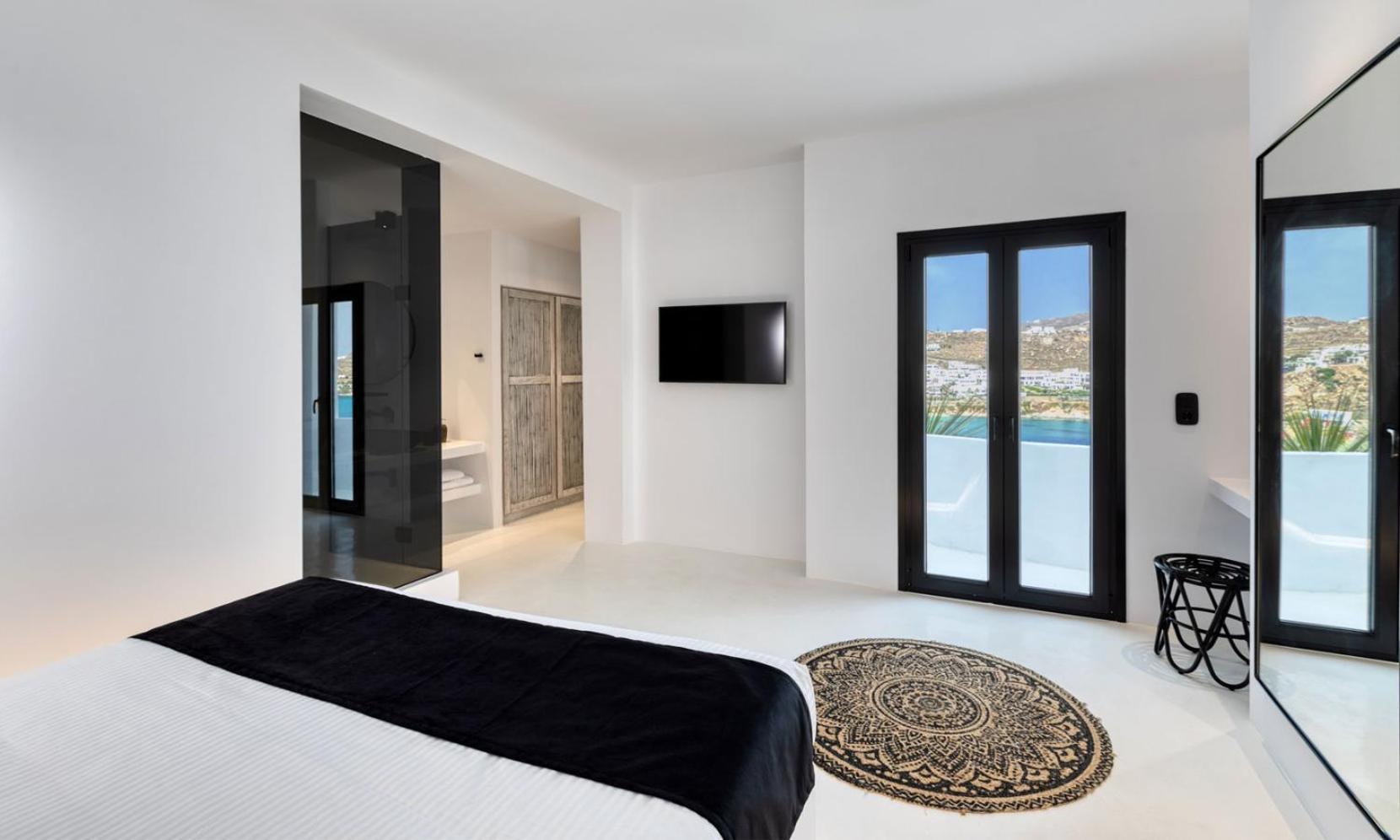 Psarou Black Villa 2 Ngoại thất bức ảnh