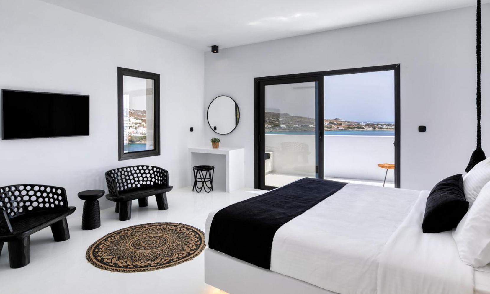 Psarou Black Villa 2 Ngoại thất bức ảnh