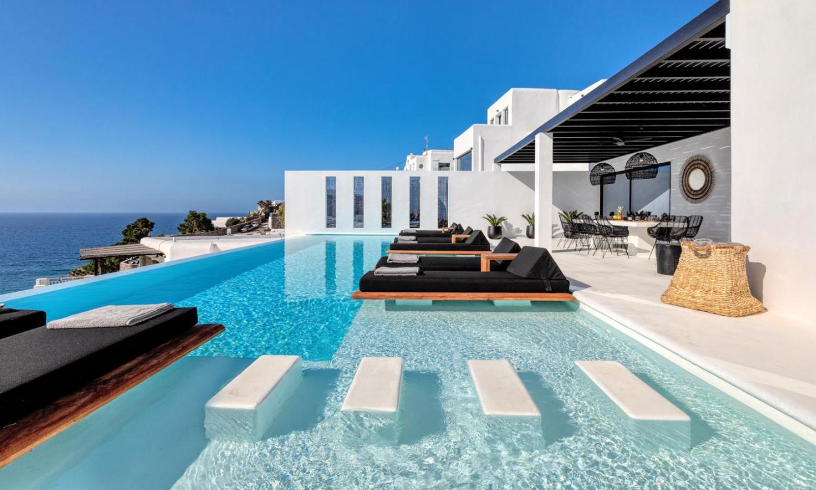 Psarou Black Villa 2 Ngoại thất bức ảnh