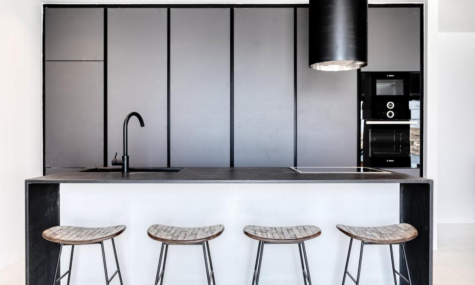 Psarou Black Villa 2 Ngoại thất bức ảnh