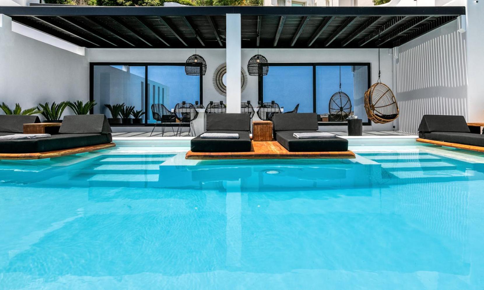 Psarou Black Villa 2 Ngoại thất bức ảnh